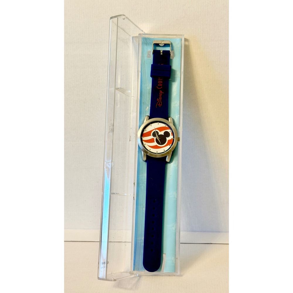 Disney Cruise Line Mickey Mouse Limited Release Watch Blue Silicone Strap F131